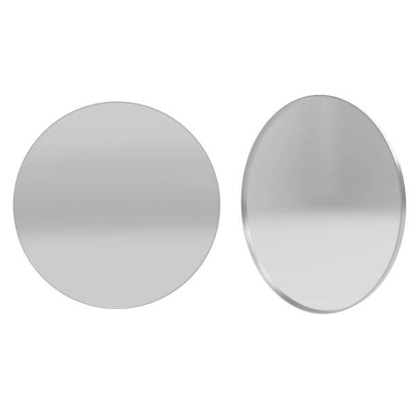 Round Mirror Brushed Stainless Steel - 800mm | Mirrors | Forme Bathroom ...